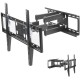 Кронштейн для телевизора Kromax OPTIMA-409 черный 32"-65" макс.45кг настенный поворотно-выдвижной и наклонный