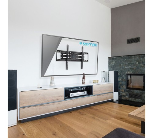Кронштейн для телевизора Kromax OPTIMA-409 черный 32"-65" макс.45кг настенный поворотно-выдвижной и наклонный Кронштейн для телевизора Kromax OPTIMA-409 черный 32"-65" макс.45кг настенный поворотно-выдвижной и наклонный