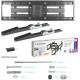Кронштейн для телевизора Kromax OPTIMA-409 черный 32"-65" макс.45кг настенный поворотно-выдвижной и наклонный