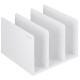 Подставка-ограничитель для книг Deli ENS006WHITE 162х162х122мм