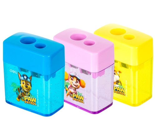 Точилка для карандашей ручная Deli EH551 Paw Patrol 2 отверстия пластик ассорти дисплей Точилка для карандашей ручная Deli EH551 Paw Patrol 2 отверстия пластик ассорти дисплей