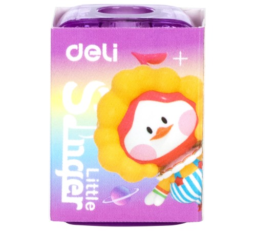 Точилка для карандашей ручная Deli EH552 Little Singer 1 отверстие пластик ассорти коробка Точилка для карандашей ручная Deli EH552 Little Singer 1 отверстие пластик ассорти коробка