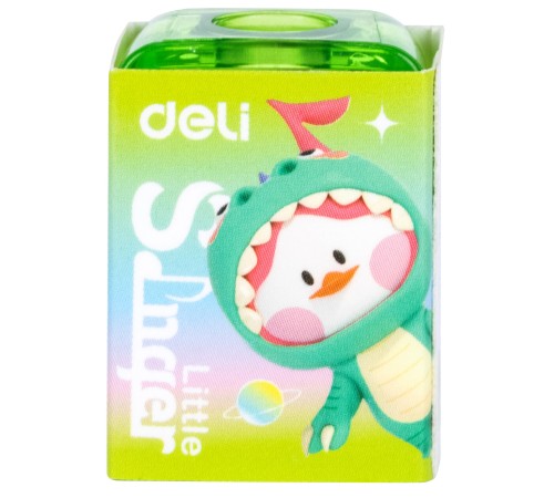 Точилка для карандашей ручная Deli EH552 Little Singer 1 отверстие пластик ассорти коробка Точилка для карандашей ручная Deli EH552 Little Singer 1 отверстие пластик ассорти коробка
