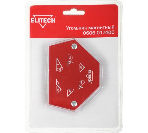 Магнитный угольник Elitech 0606.017400 320гр Магнитный угольник Elitech 0606.017400 320гр