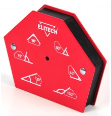 Магнитный угольник Elitech 0606.017800 100гр