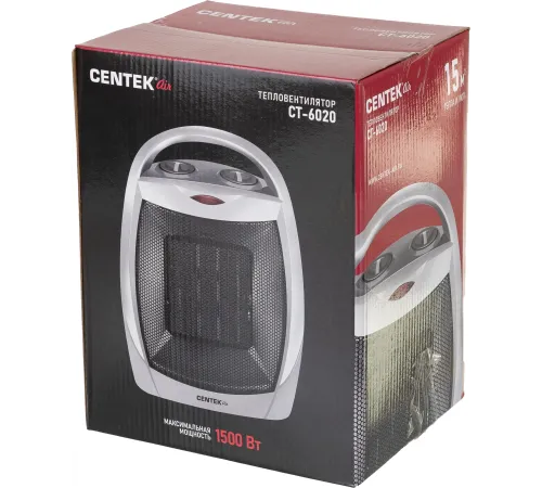 Тепловентилятор Centek CT-6020 1500Вт серый/черный Тепловентилятор Centek CT-6020 1500Вт серый/черный