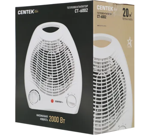 Тепловентилятор Centek CT-6002 2000Вт белый Тепловентилятор Centek CT-6002 2000Вт белый