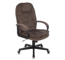 Кресло руководителя Бюрократ CH-868N Fabric коричневый Light-10 крестовина пластик