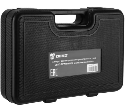 Сварочный аппарат Deko PPWM1600W раструбная (кейс в комплекте) Сварочный аппарат Deko PPWM1600W раструбная (кейс в комплекте)