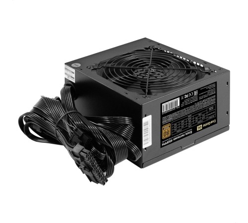 Блок питания 450W ExeGate 80 PLUS® Bronze 450PPH-S (ATX, APFC, SC, КПД 88% (80 PLUS Bronze), 12cm fan, 24pin, (4+4)pin, 2xPCI-E, 3xSATA, 3xIDE, кабель 220V 1,8м с защитой от выдергивания, black, Color