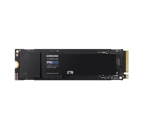 Твердотельный накопитель SSD Samsung M.2 2280 2TB 990 EVO NVMe 2.0, PCIe 4.0 x4, V-NAND
TLC, R/W 5000/4200MB/s, IOPs 700 000/800 000, TBW 1200,
DWPD 0.33 Твердотельный накопитель SSD Samsung M.2 2280 2TB 990 EVO NVMe 2.0, PCIe 4.0 x4, V-NAND
TLC, R/W 5000/4200MB/s, IOPs 700 000/800 000, TBW 1200,
DWPD 0.33
