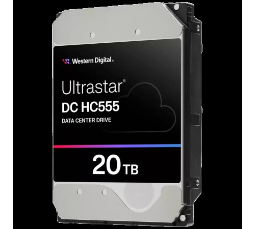 Жесткий диск серверный Western Digital WUH722020CLE604 3.5" 20TB Ultrastar DC HC555 SATA Жесткий диск серверный Western Digital WUH722020CLE604 3.5" 20TB Ultrastar DC HC555 SATA
