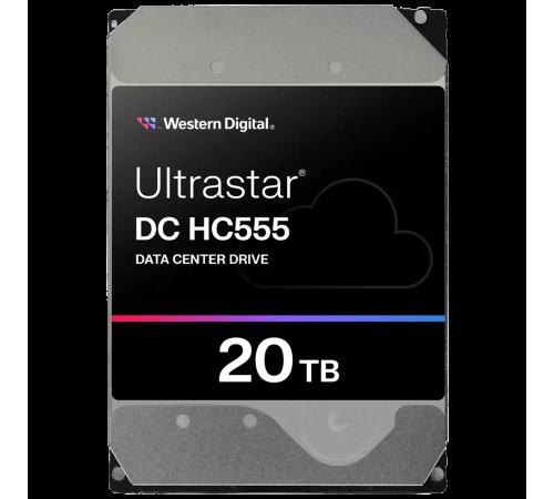 Жесткий диск серверный Western Digital WUH722020CLE604 3.5" 20TB Ultrastar DC HC555 SATA Жесткий диск серверный Western Digital WUH722020CLE604 3.5" 20TB Ultrastar DC HC555 SATA