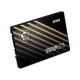 Твердотельный накопитель SSD MSI 2.5" 480GB SPATIUM S270 Client SSD SATA 6Gb/s, 500/450, IOPS 55/80K, MTBF 2M, 250TBW, RTL SATA 6Gb/s, 500/450, IOPS 55/80K, MTBF 2M, 3D NAND, 250TBW, 0,29DWPD, RTL