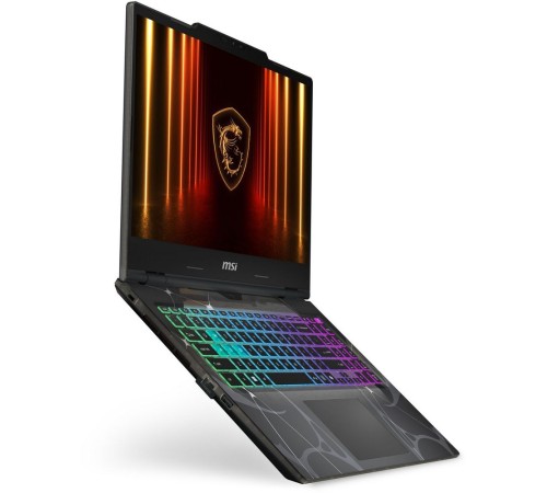 Ноутбук MSI Cyborg 15 B2RWEKG-272XRU Core 5 210H 16Gb SSD512Gb NVIDIA GeForce RTX5050 8Gb 15.6" IPS FHD (1920x1080) FreeDOS black WiFi BT Cam (9S7-15Q342-272)