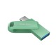 Флеш Диск SanDisk SDDDC3 128Gb <SDDDC3-128G-G46AG>, USB3.1 Type-C, зеленая