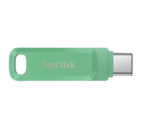 Флеш Диск SanDisk SDDDC3 128Gb <SDDDC3-128G-G46AG>, USB3.1 Type-C, зеленая