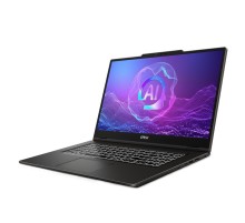 Ноутбук MSI VenturePro 17 AI A2HVEG-023XRU Intel Core Ultra 7 255H/16Gb/SSD512Gb/RTX4050 6Gb/17.3"/IPS/FHD/1920x1080/144Hz/NoOS/Solid Gray (9S7-17U111-023)