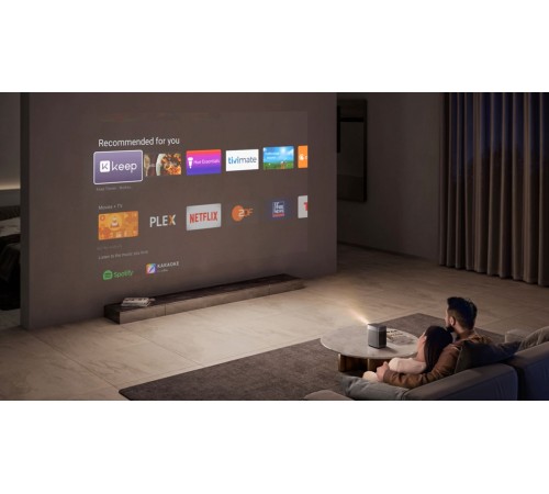 Проектор Xgimi Halo+ DLP 900Lm (1920x1080) ресурс лампы:30000часов 1xUSB typeA 1xHDMI 1.6кг Проектор Xgimi Halo+ DLP 900Lm (1920x1080) ресурс лампы:30000часов 1xUSB typeA 1xHDMI 1.6кг
