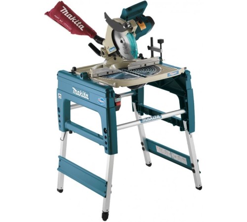 Makita LF 1000 Пила комбинированная торцовочная [LF 1000] {1650Вт,2700об\м,дискф260х30мм,рез-20\68х210\155мм,32кг,кор,стол,накл-45\0гр,повор-45\45гр}