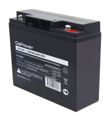 Аккумулятор свинцово-кислотный GoPower LA-12180 12V 18Ah (1/2) Аккумулятор свинцово-кислотный GoPower LA-12180 (00-00016677)