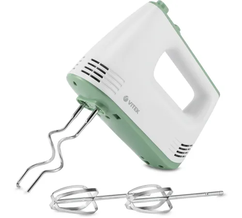 Миксер ручной Vitek VT-1405 400Вт белый/салатовый Миксер ручной Vitek VT-1405 400Вт белый/салатовый