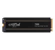 Твердотельный накопитель SSD Crucial T500 2TB PCIe Gen4 NVMe M.2 SSD with heatsink CT2000T500SSD5
