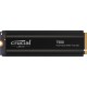 Твердотельный накопитель SSD Crucial T500 2TB PCIe Gen4 NVMe M.2 SSD with heatsink CT2000T500SSD5