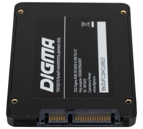 Накопитель SSD Digma SATA III 256Gb DGSR2256GS93T Run S9 2.5" Накопитель SSD Digma SATA III 256Gb DGSR2256GS93T Run S9 2.5"