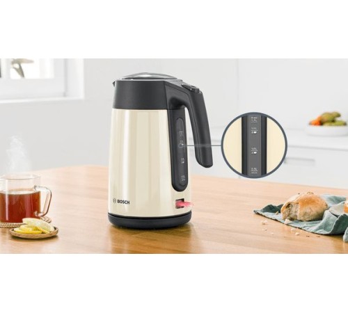 Чайник электрический Bosch TWK7L467 бежевый