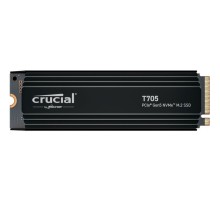 Твердотельный накопитель SSD Crucial T705 4TB PCIe Gen5 NVMe M.2 SSD with heatsink CT4000T705SSD5