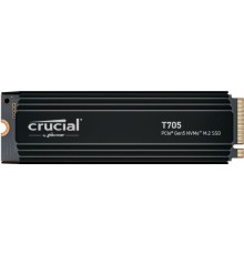 Твердотельный накопитель SSD Crucial T705 4TB PCIe Gen5 NVMe M.2 SSD with heatsink CT4000T705SSD5
