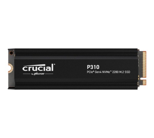 Твердотельный накопитель SSD Crucial P310 1TB PCIe Gen4 NVMe 2280 M.2 SSD with heatsink CT1000P310SSD5