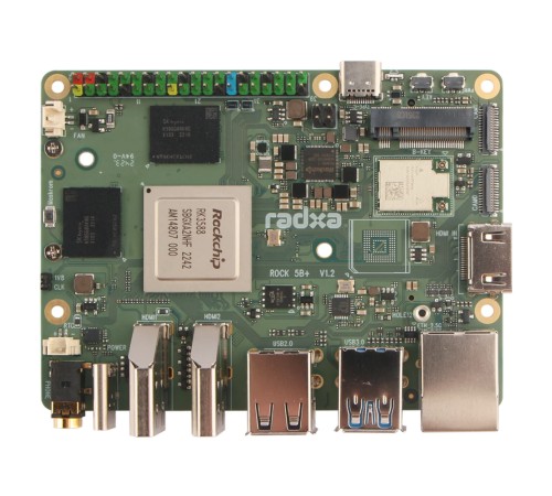 Одноплатный компьютер RockPi Radxa ROCK 5B+ 8GB 64GB