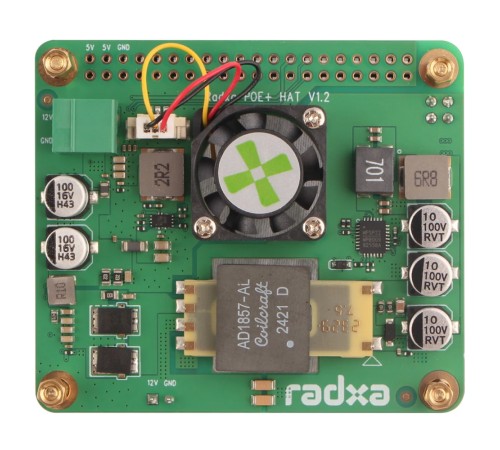 Radxa 25W PoE+ HAT for Radxa X4