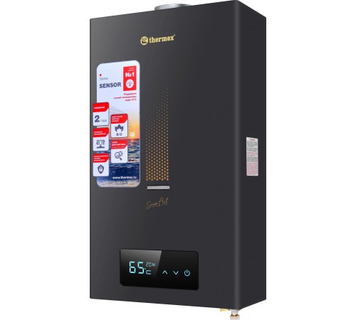 Водонагреватель проточный Thermex S 20 MD Art Black