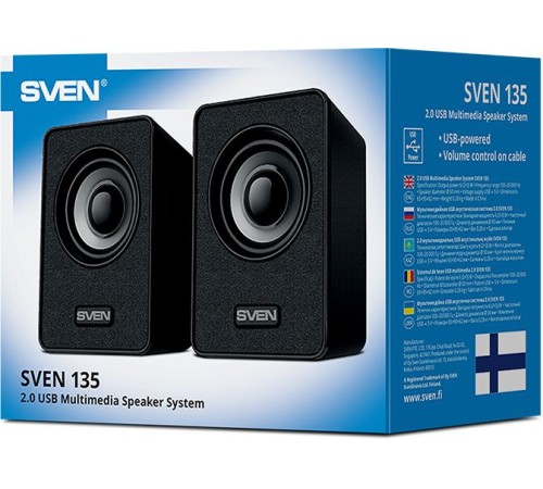 АС SVEN 135, черный (6 Вт, питание USB) Sven SV-020231