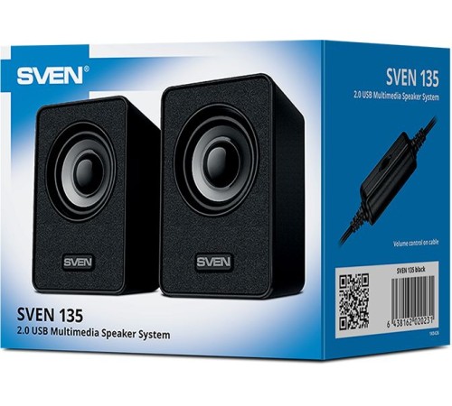 АС SVEN 135, черный (6 Вт, питание USB) Sven SV-020231