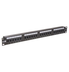 Патч-панель ITK PP24-1UC6U-D05 19" 1U 24xRJ45 кат.6 UTP