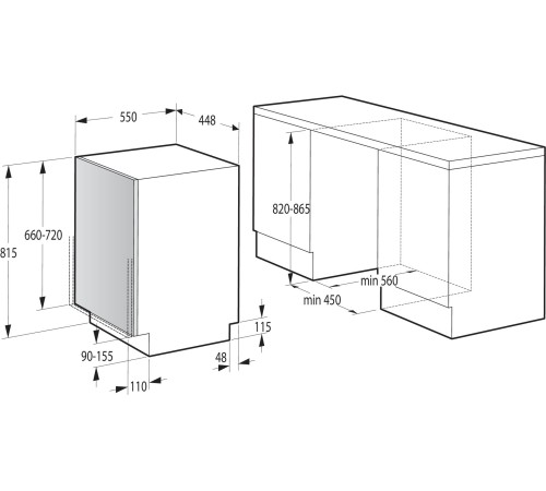 Посудомоечная машина Gorenje GV520E15 1760Вт узкая черный Посудомоечная машина Gorenje GV520E15 1760Вт узкая черный