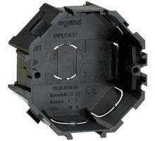 Коробка Legrand Etika 031301 монтажная R38x40мм черный