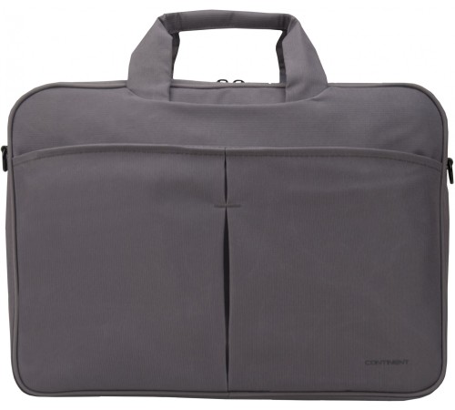 Сумка Continent CC-012 Grey {нейлон, до 15,6", серый}