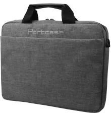Сумка для ноутбука 14" Portcase KCB-1614 серый нейлон/полиэстер (KCB-1614 GREY) (упак.:25шт)