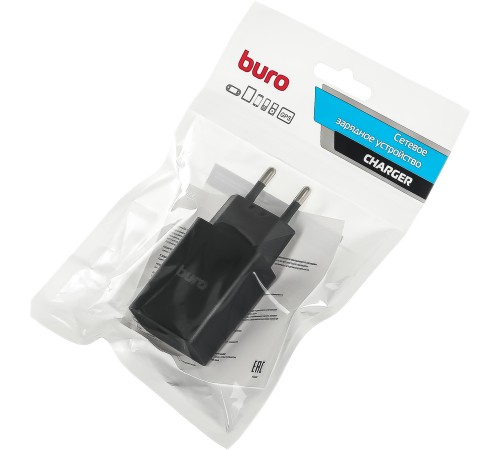 Сетевое зар./устр. Buro BUWA1 2.1A черный (BUWA10S100BK)
