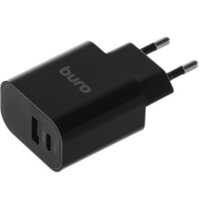 Сетевое зар./устр. Buro BUWD1 3A PD+QC черный (BUWD18P110BK)