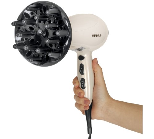 Фен Supra PHS-2205L бежевый Фен Supra PHS-2205L бежевый