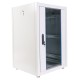 Шкаф коммутационный ЦМО (ШТК-Э-18.6.8-13АА) напольный 18U 600x800мм пер.дв.стекл металл 2 бок.пан. 540кг серый 715мм 50кг