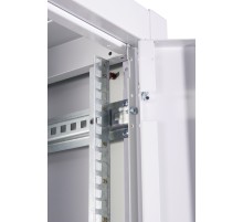 Шкаф коммутационный ЦМО (ШТК-Э-42.6.8-33АА) напольный 42U 600x800мм пер.дв.металл металл 2 бок.пан. 710кг серый 715мм 87кг