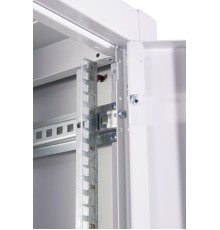 Шкаф коммутационный ЦМО (ШТК-Э-42.6.8-33АА) напольный 42U 600x800мм пер.дв.металл металл 2 бок.пан. 710кг серый 715мм 87кг