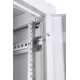 Шкаф коммутационный ЦМО (ШТК-Э-42.6.6-33АА) напольный 42U 600x600мм пер.дв.металл металл 2 бок.пан. 710кг серый 515мм 77кг